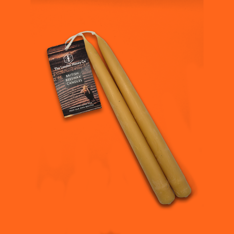 British beeswax candles