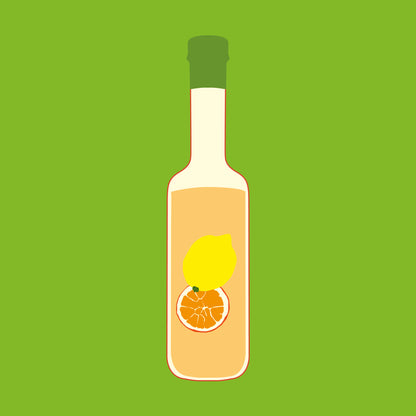 Orange and lemon wine vinegar