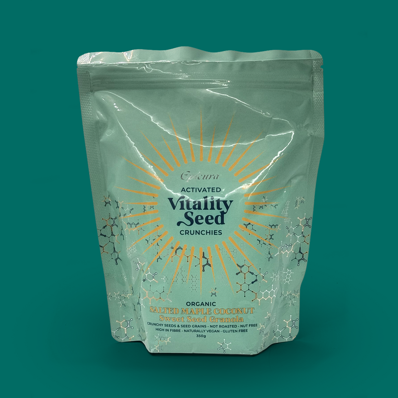Activated salted maple coconut sweet seed granola