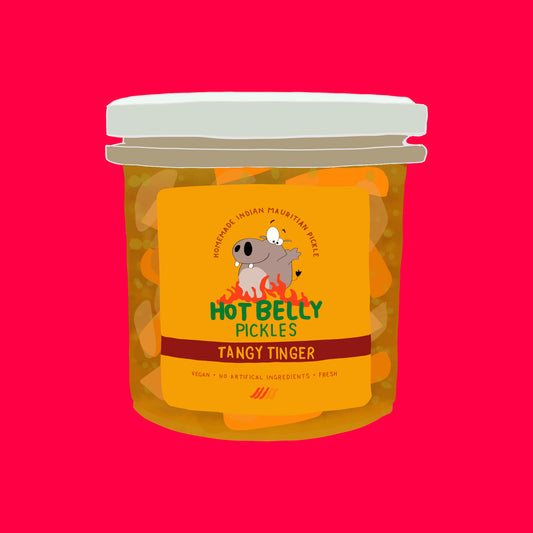 Pickled turmeric and ginger