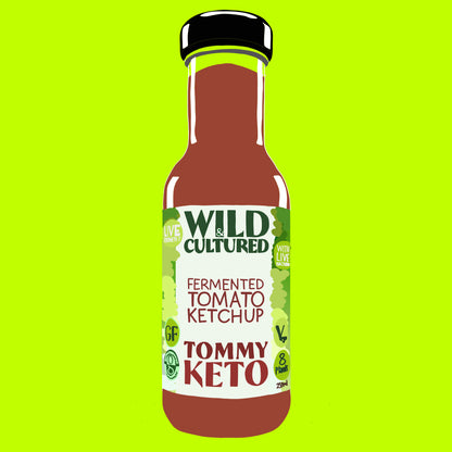 Organic fermented keto tomato ketchup