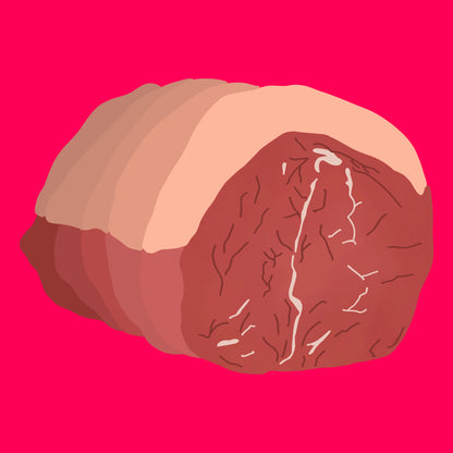 Pasture fed organic beef top rump