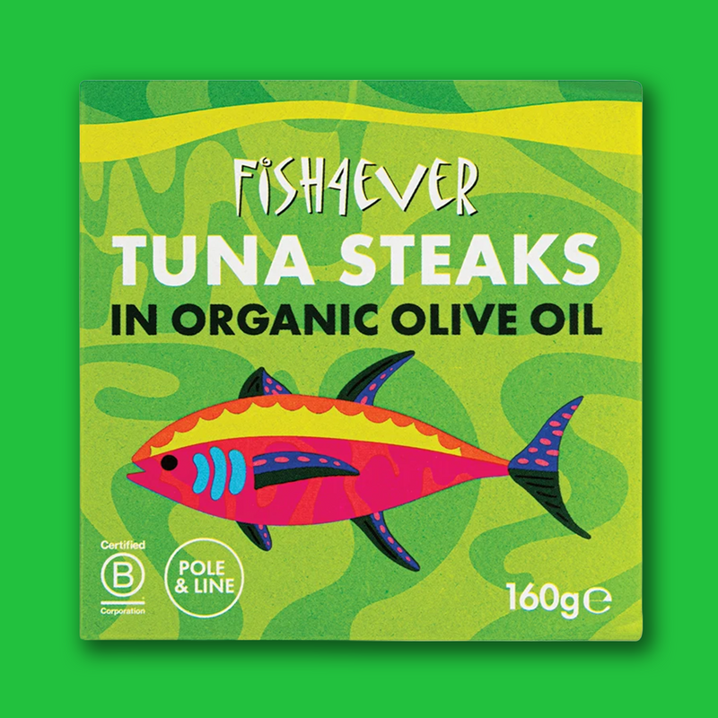 Azores skipjack tuna steaks in organic olive oil