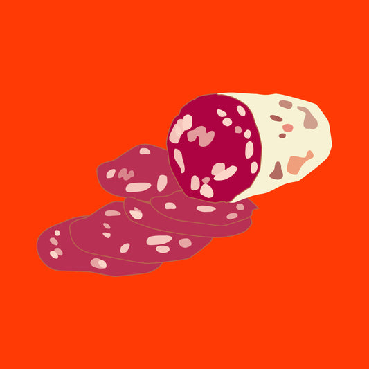 Organic finocchiona salami