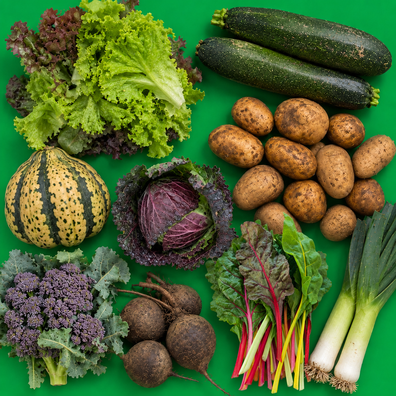 Seasonal veg box