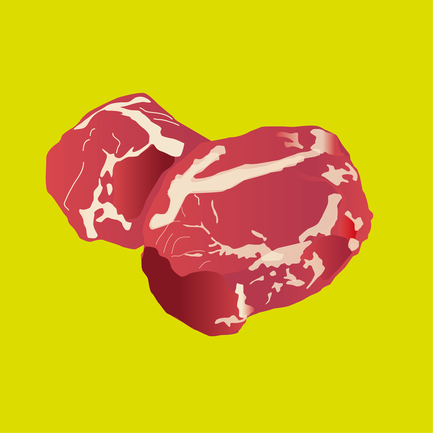 Organic pork collar steak