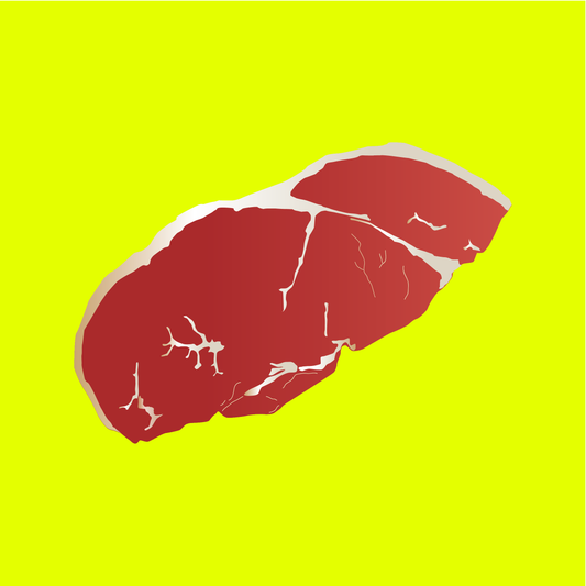 Pasture fed organic rump steak