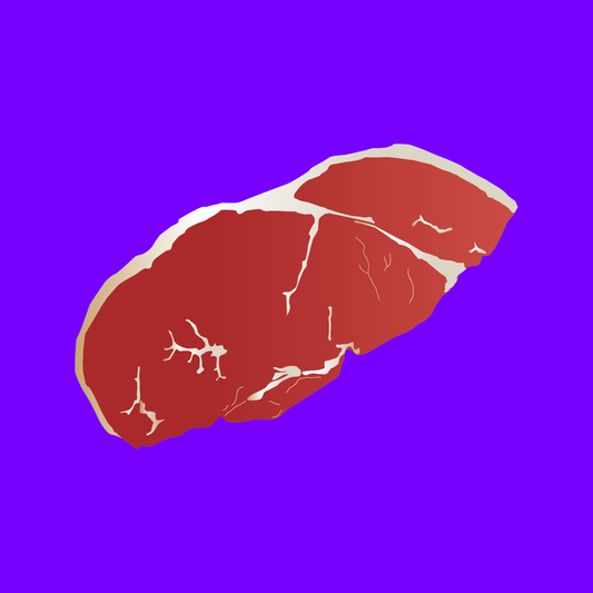 Pasture fed organic rump steak