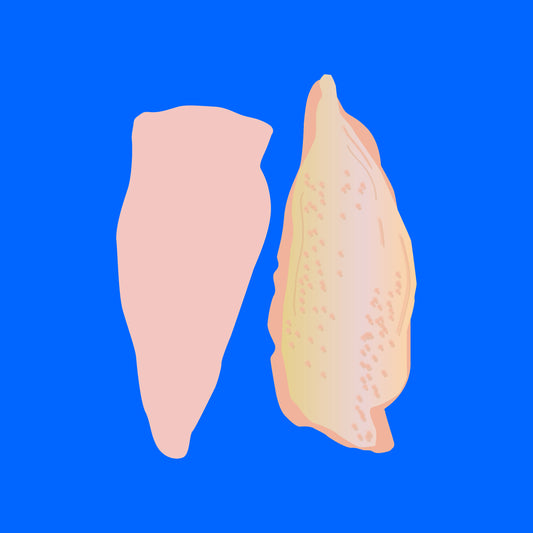 Frozen organic chicken breasts
