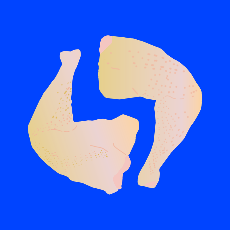 Frozen organic chicken legs