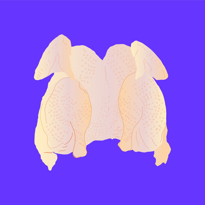 Organic spatchcock chicken