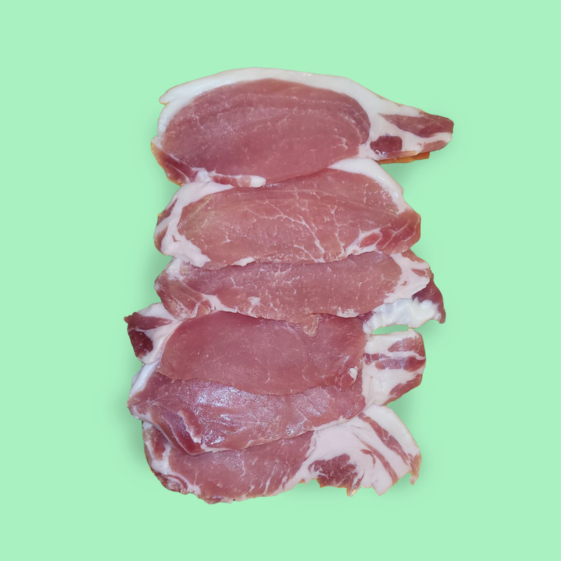 Nitrate free organic back bacon