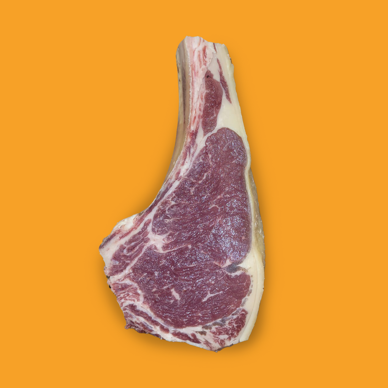 Pasture fed organic bistecca con osso