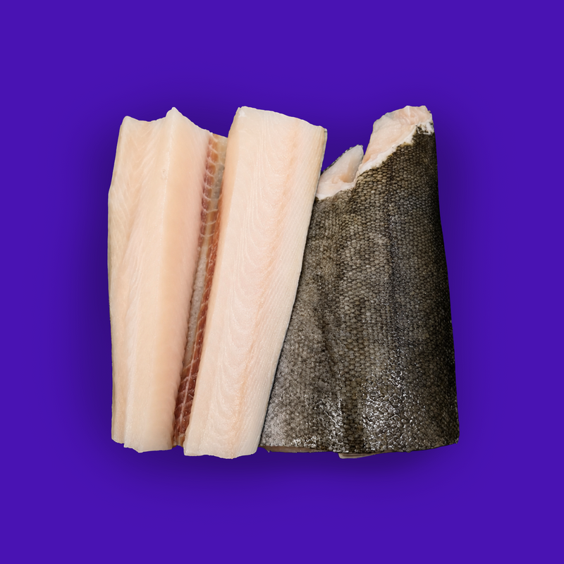 Frozen wild Alaskan black cod fillets