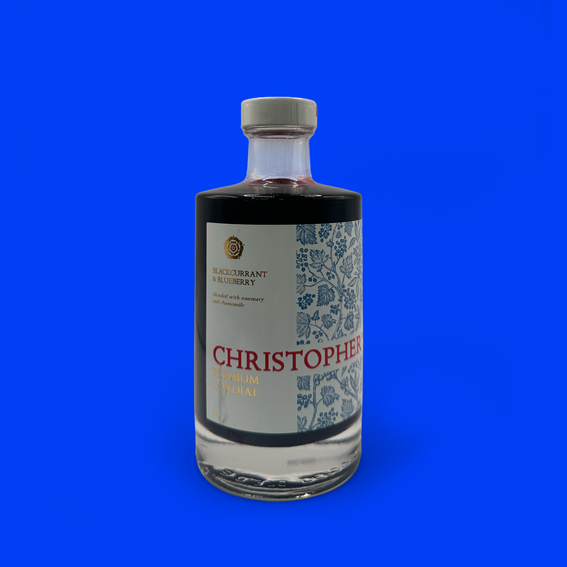 Blackcurrant and blueberry cordial