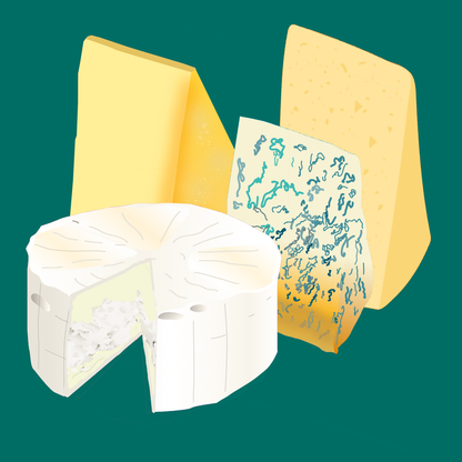 Cultured cheese selection