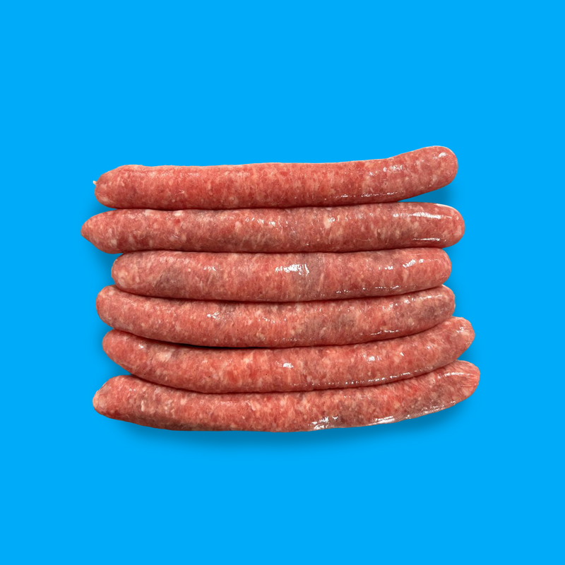 Organic pork chipolatas