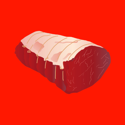 Pasture fed organic beef topside joint