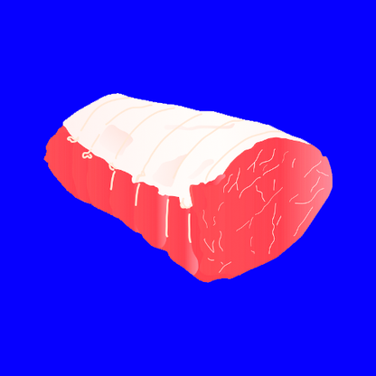 Pasture fed organic rose veal topside joint