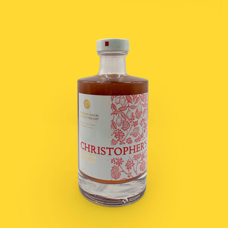 Lemon and redcurrant cordial