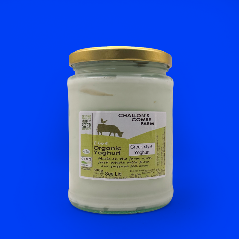 Pasture fed organic Greek yoghurt