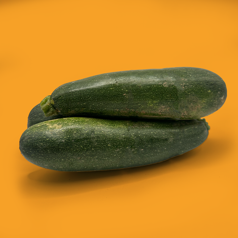 Organic courgettes