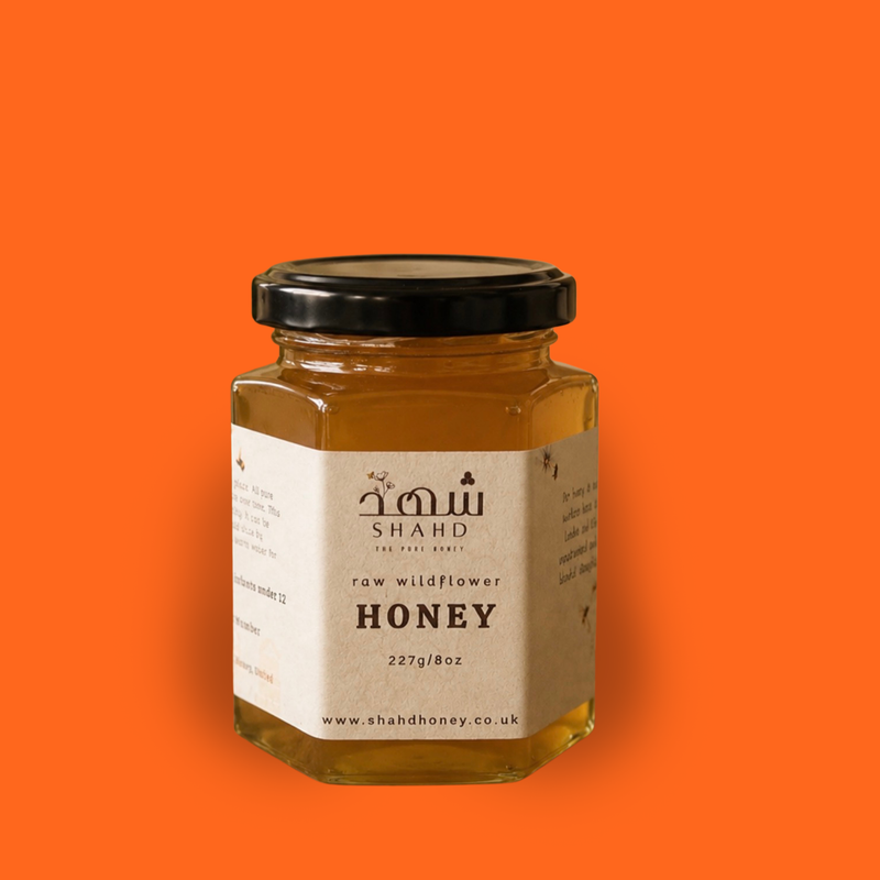 Raw wildflower honey