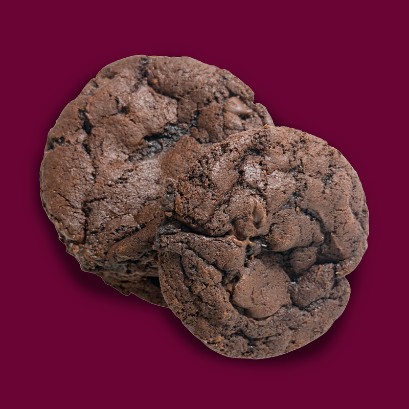 Chocolate sourdough cookies