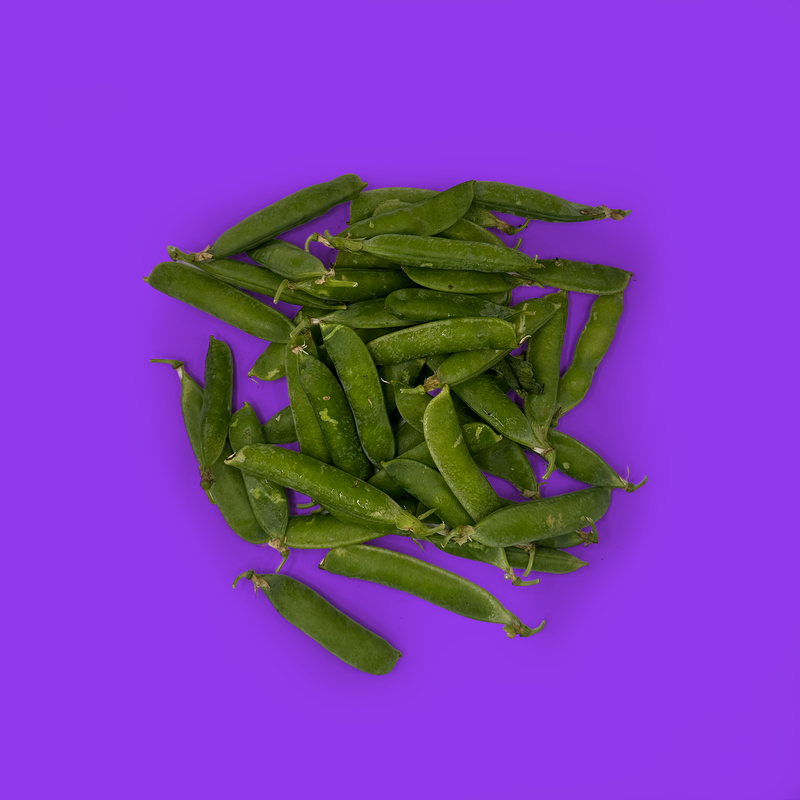 Organic garden peas