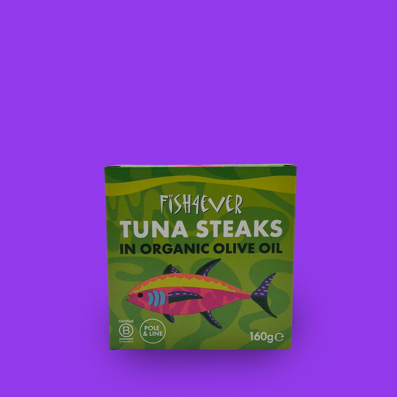 Azores skipjack tuna steaks in organic olive oil
