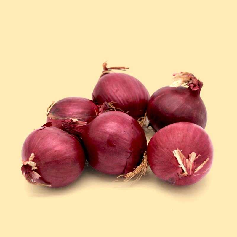 Organic French red onions