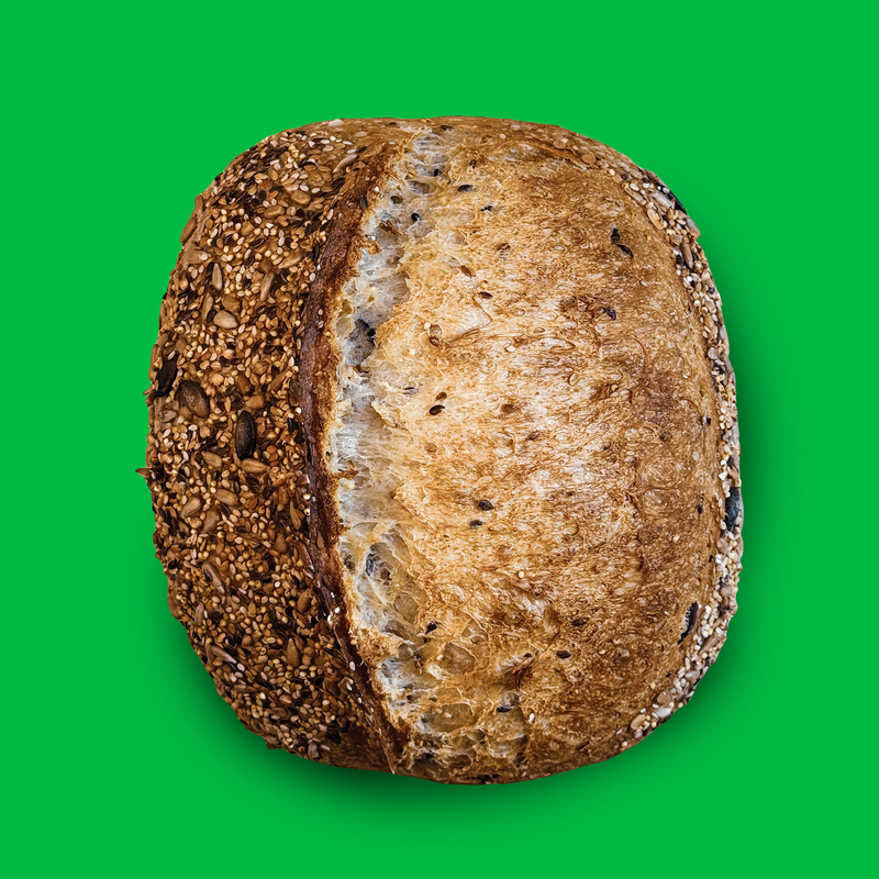 Seeded sourdough bread