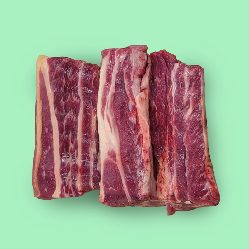 Pasture fed organic beef short ribs