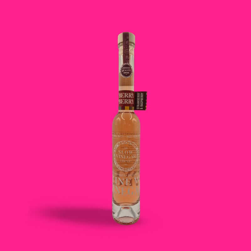 Strawberry and raspberry wine vinegar