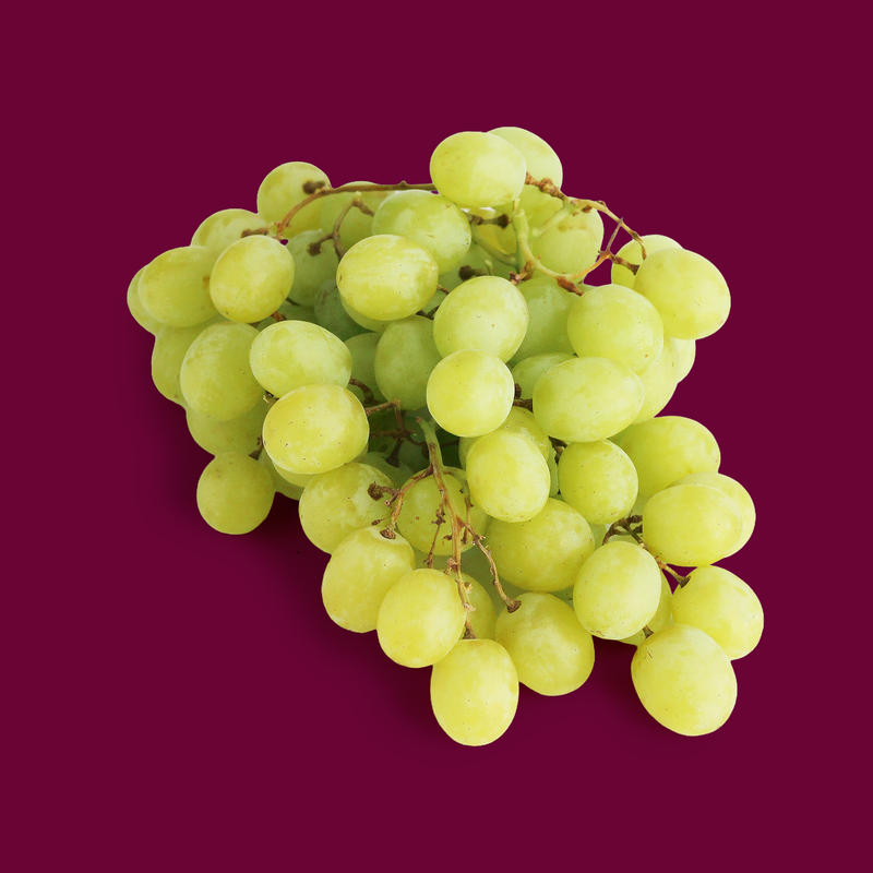Organic Spanish green grapes