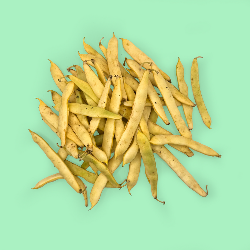 Organic yellow French beans